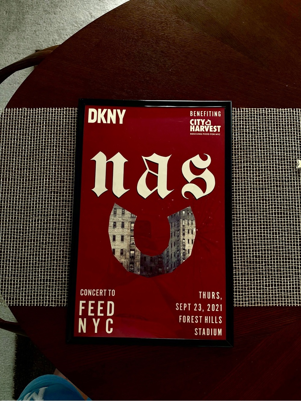 DKNY Nas Concert Poster Feed NYC